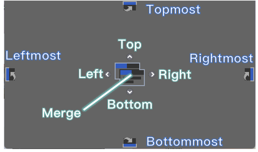 Window docking icons